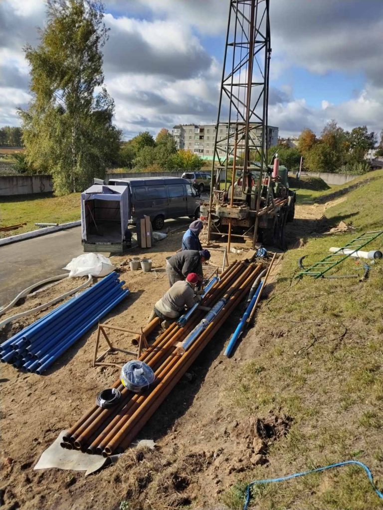 Ремонт скважины глубиной 230 метров в г. Пружаны Брестской области