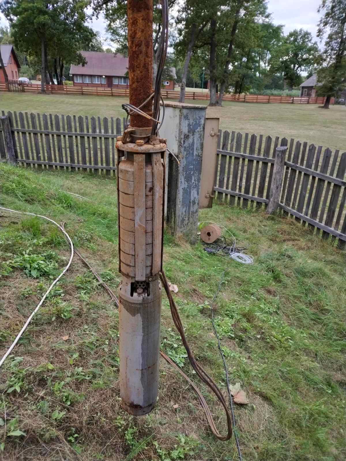 Замена насоса в скважине Воложин